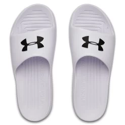 Under Armour Core PTH Sliders White / White / Black -Outdoor Clothing Store s7.3021286 100 toe