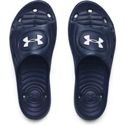 Under Armour Men's Locker IV Slides Academy / White 7 Under Armour Men's Locker IV Slides Academy / White -Outdoor Clothing Store s7.3023758 401 toe