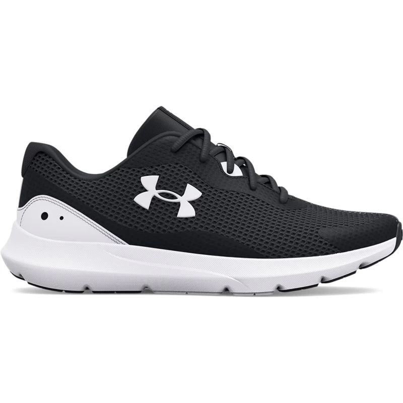 Under Armour Men's Surge 3 Running Shoes Black / White 1 Under Armour Men's Surge 3 Running Shoes Black / White