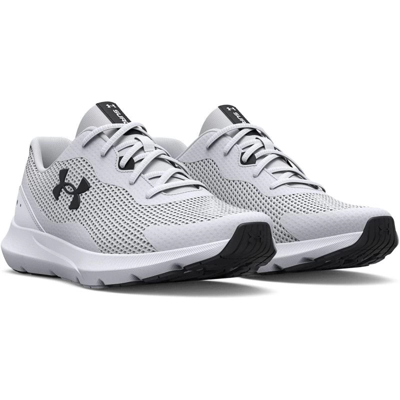 Under Armour Men's Surge 3 Running Shoes White / Black 3 Under Armour Men's Surge 3 Running Shoes White / Black - Image 3