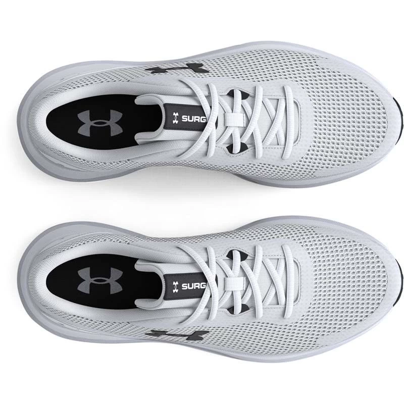 Under Armour Men's Surge 3 Running Shoes White / Black 5 Under Armour Men's Surge 3 Running Shoes White / Black - Image 5