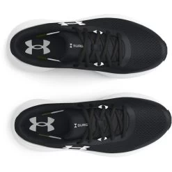 Under Armour Surge 3 Youth Running Shoes Black / White -Outdoor Clothing Store s7.3024989 001 toe