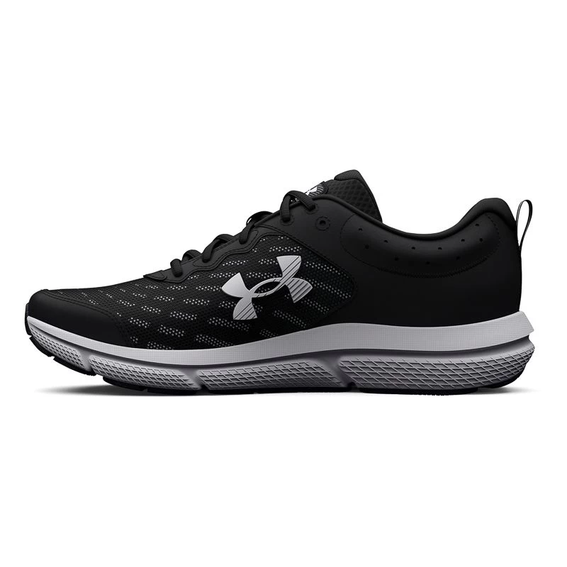 Under Armour Men's Charged Assert 10 Running Shoes Black / White 2 Under Armour Men's Charged Assert 10 Running Shoes Black / White - Image 2