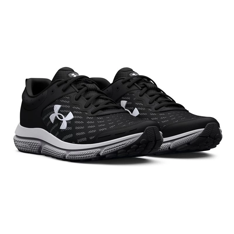 Under Armour Men's Charged Assert 10 Running Shoes Black / White 3 Under Armour Men's Charged Assert 10 Running Shoes Black / White - Image 3