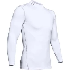 Under Armour Men's UA ColdGear® Armour Compression Mock Baselayer White / Steel 11 Under Armour Men's UA ColdGear® Armour Compression Mock Baselayer White / Steel -Outdoor Clothing Store s7.ps1265648 100 hf