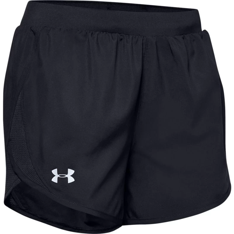 Under Armour Women's UA Fly-By 2.0 Shorts Black / Reflective 4 Under Armour Women's UA Fly-By 2.0 Shorts Black / Reflective - Image 4