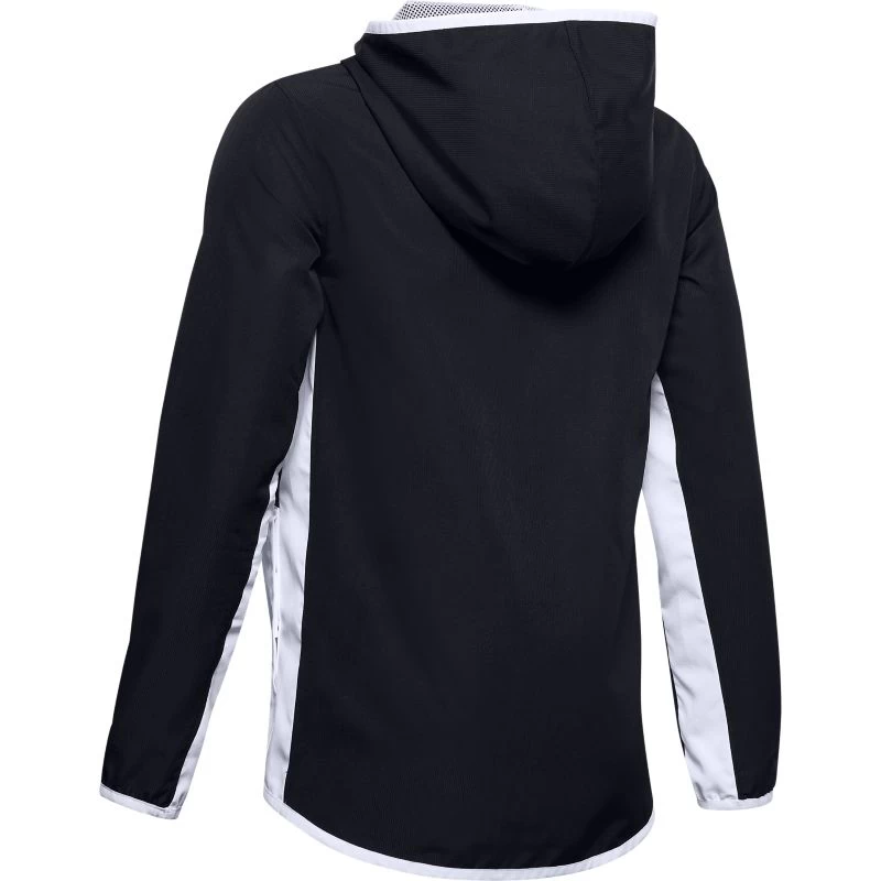 Under Armour Kids' Woven Track Jacket Black 4 Under Armour Kids' Woven Track Jacket Black - Image 4