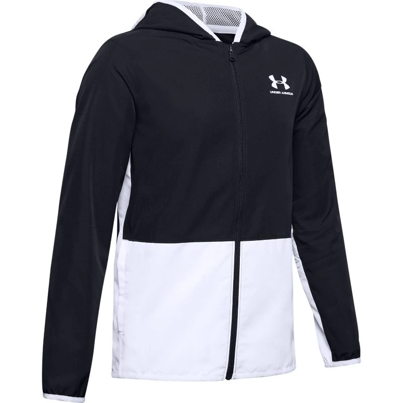 Under Armour Kids' Woven Track Jacket Black 3 Under Armour Kids' Woven Track Jacket Black - Image 3
