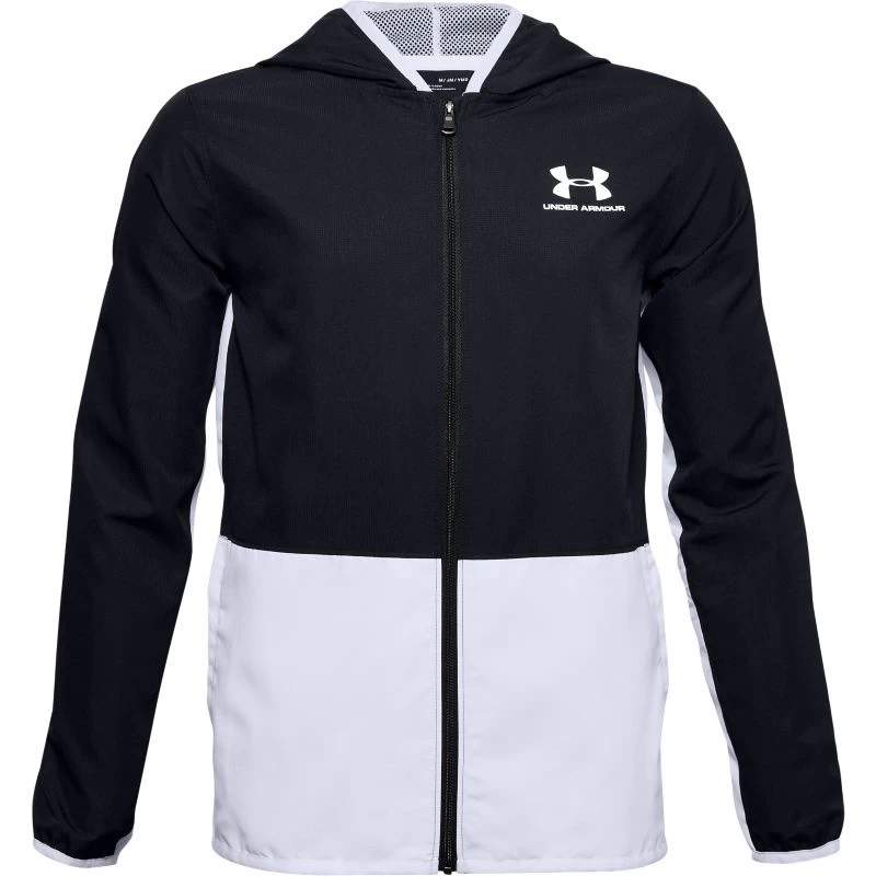 Under Armour Kids' Woven Track Jacket Black 1 Under Armour Kids' Woven Track Jacket Black