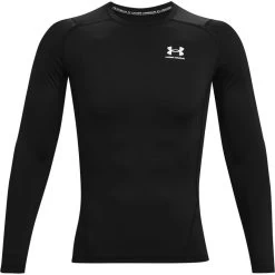 Under Armour Men's HeatGear® Armour Long Sleeve T-Shirt Black / White -Outdoor Clothing Store s7.ps1361524 001 hf