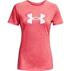 Under Armour Women's UA Tech™ Twist Graphic T-Shirt Brilliance / White -Outdoor Clothing Store s7.ps1366125 819 hf