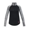 Under Armour Kids' Tech Graphic Half Zip Black / Cerise