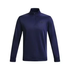 Under Armour Men's Fleece® ¼ Zip Midnight Navy / Black -Outdoor Clothing Store s7.ps1373358 410 hf