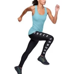 Under Armour Women's Tech Victory Vest Blue Haze / Rift Blue / Met Silver -Outdoor Clothing Store s7.v5 1349123 425 fsf main