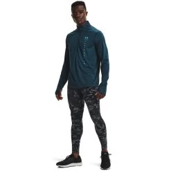Under Armour Men's UA Speed Stride Shock Half Zip Top Blue Note / Reflective -Outdoor Clothing Store s7.v5 1356174 413 fsf