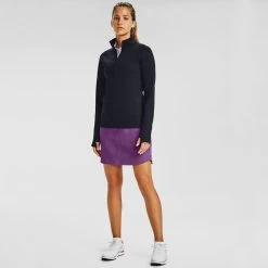 Under Armour Women's Storm Midlayer Half Zip Black / Black 9 Under Armour Women's Storm Midlayer Half Zip Black / Black -Outdoor Clothing Store s7.v5 1356229 001 fsf