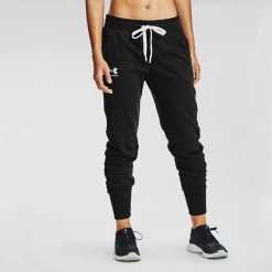 Under Armour Women's Rival Fleece Joggers Black