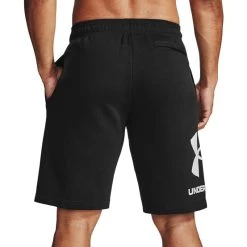 Under Armour Men's UA Rival Fleece Big Logo Shorts Black / Onyx White 9 Under Armour Men's UA Rival Fleece Big Logo Shorts Black / Onyx White -Outdoor Clothing Store s7.v5 1357118 001 bc