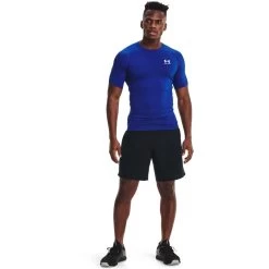 Under Armour Men's HeatGear® Armour Short Sleeve T-Shirt Royal / White -Outdoor Clothing Store s7.v5 1361518 400 fsf