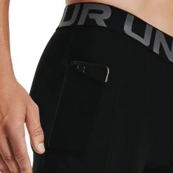 Under Armour Men's HeatGear® Armour Compression Shorts Black / White -Outdoor Clothing Store s7.v5 1361596 001 sidedet