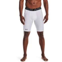 Under Armour Men's HeatGearĀ® Pocket Long Shorts White / Black