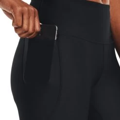 Under Armour Women's HeatGear® Armour High Rise Full Length Leggings Black / White -Outdoor Clothing Store s7.v5 1365336 001 sidedet