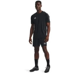 Under Armour Men's UA Challenger Knit Shorts Black / White -Outdoor Clothing Store s7.v5 1365416 001 fsf