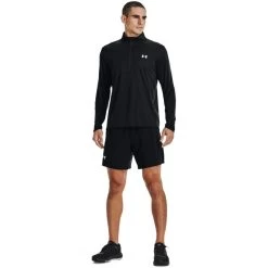Under Armour Men's Speed Stride 2.0 Half Zip Top Black / Reflective -Outdoor Clothing Store s7.v5 1369750 001 fsf