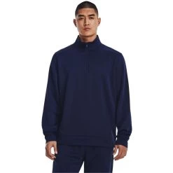 Under Armour Men's Fleece® ¼ Zip Midnight Navy / Black