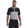 Under Armour Men's Performance 3.0 Colour Block Polo Steel / Black