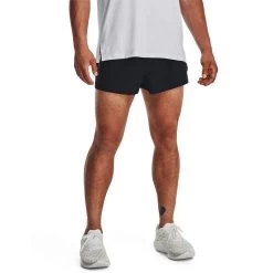 Under Armour Men's Launch Split Perf Shorts Black / Reflective