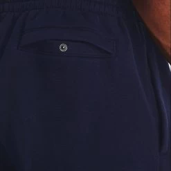 Under Armour Men's Rival Fleece Shorts Midnight Navy / White -Outdoor Clothing Store s7.v5 1379779 410 bpkt