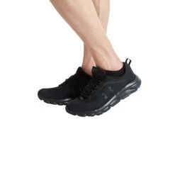 Under Armour Men's Charged Assert 9 Running Shoes Black -Outdoor Clothing Store s7.v5 3024590 003 sidedetadd em