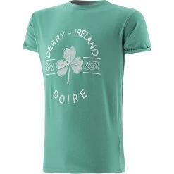 Trad Craft Men's Doire Ireland T-Shirt Ocean Green