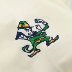 Trad Craft Men's Notre Dame Ireland Hoodie Cream / Green -Outdoor Clothing Store trad craft mens notre dame ireland hoodie cream green adlt p5