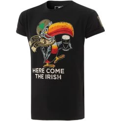 Trad Craft Men's Notre Dame Here Come The Irish T-Shirt Black / Multi