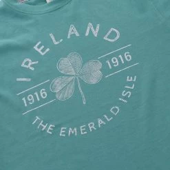 Trad Craft Women's Emerald Isle 1916 T-Shirt Ocean Green 5 Trad Craft Women's Emerald Isle 1916 T-Shirt Ocean Green -Outdoor Clothing Store tradcraft ocean grn irel emerald p4302 wmns p3
