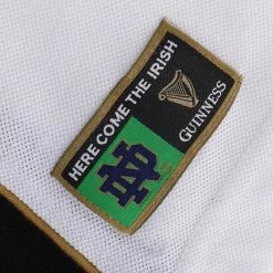 Guinness Men's Notre Dame Polo Shirt Black / White -Outdoor Clothing Store tradcraft polo blk wht nd guin gnd2002 p8