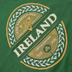 Trad Craft Men's Ireland Emerald Isle Classic T-Shirt Sage -Outdoor Clothing Store tradcraft sage trad ireland classic tee p1617 p3