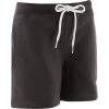 Men's Trigger French Terry Leisure Shorts Dark Grey / White