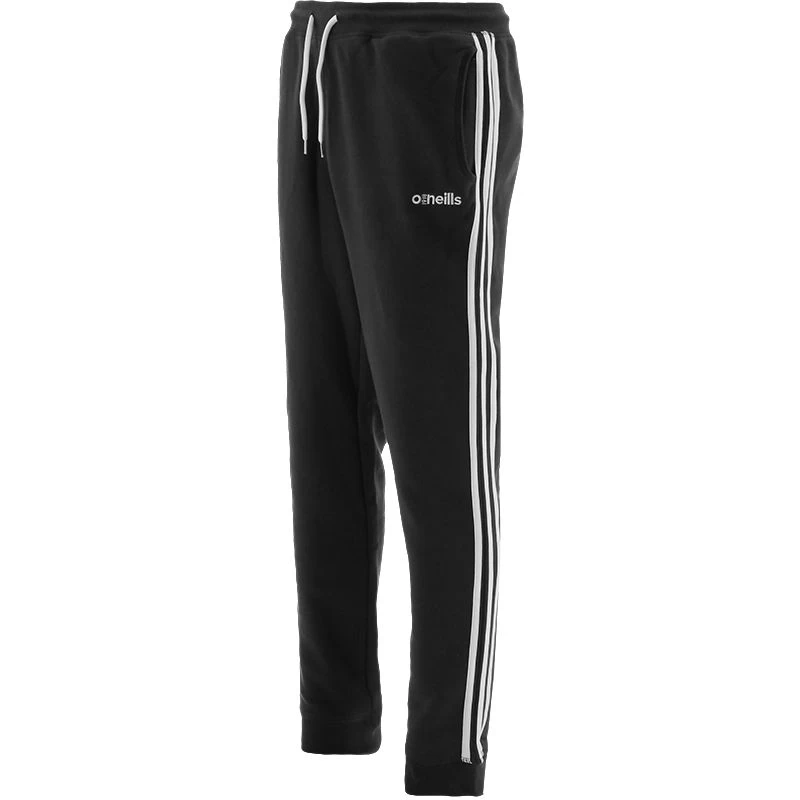 Men's Trigger Fleece Skinny Tracksuit Bottoms Black 2 Men's Trigger Fleece Skinny Tracksuit Bottoms Black - Image 2