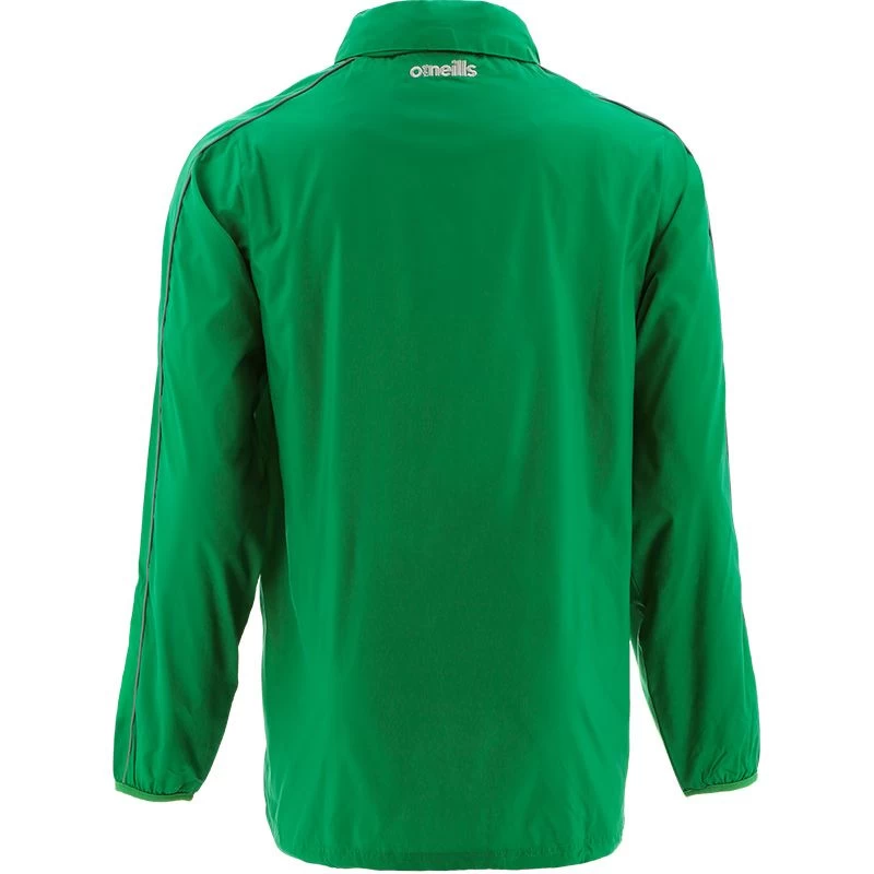 Kids' Typhoon Lightweight Rain Jacket Green 2 Kids' Typhoon Lightweight Rain Jacket Green - Image 2
