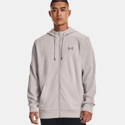 Under Armour Men's Fleece® Full-Zip Hoodie Ghost Grey / Pewter