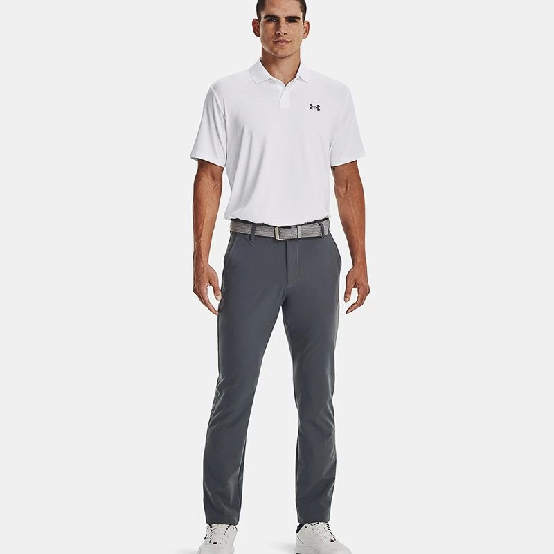 Under Armour Men's Performance 3.0 Polo White / Pitch Grey 3 Under Armour Men's Performance 3.0 Polo White / Pitch Grey - Image 3