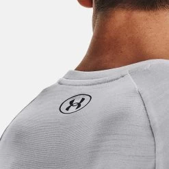Under Armour Men's Tiger Tech 2.0 T-Shirt Halo Gray / Black -Outdoor Clothing Store v5 1377843 014 bckdet