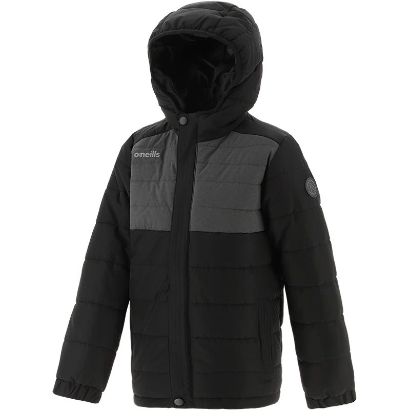 Kids' Wallace Hooded Padded Jacket Black 1 Kids' Wallace Hooded Padded Jacket Black