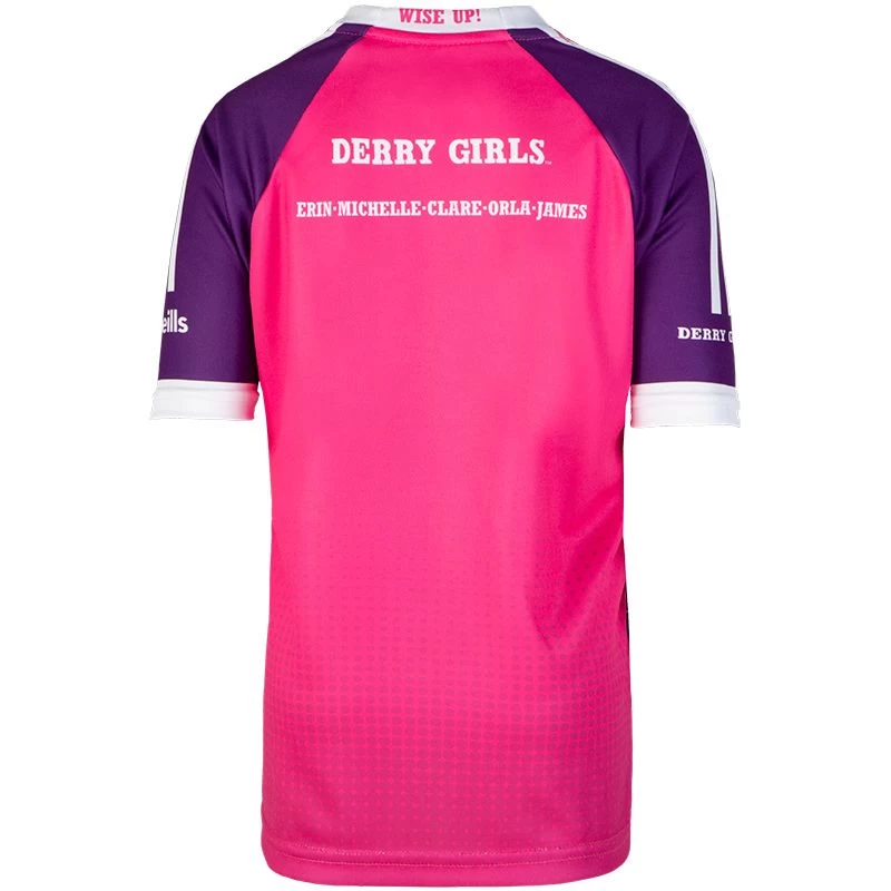 'Wise Up' Kids' Derry Girls Jersey 2 'Wise Up' Kids' Derry Girls Jersey - Image 2