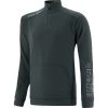 Men's Zack Half Zip Top Dark Grey / Silver