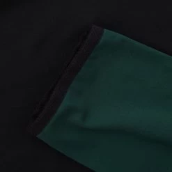 Men's Zack Brushed Half Zip Top Black / Green / Grey -Outdoor Clothing Store zack 184 0 gen bkgngy adlt p5